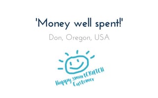 Don's 'money well spent' transitioning from cane