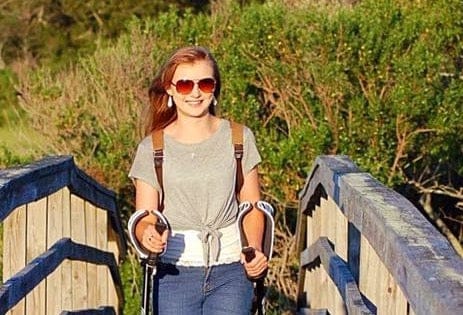 smartCRUTCH drastically decreased Nicole's pain and increased her mobility