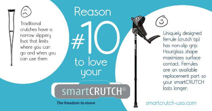Reason #10 to Love Your smartCRUTCH