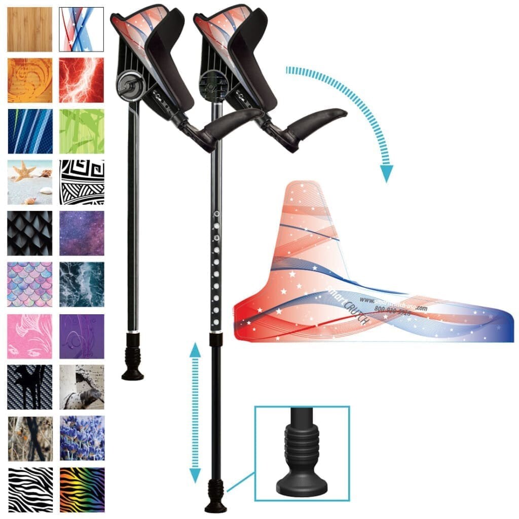 cpb_product ’Single’ Forearm Crutch - ’perfectFIT’ - Choose