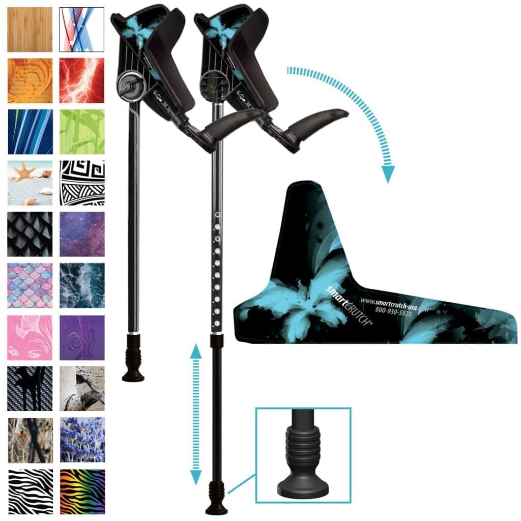 cpb_product ’Single’ Forearm Crutch - ’perfectFIT’