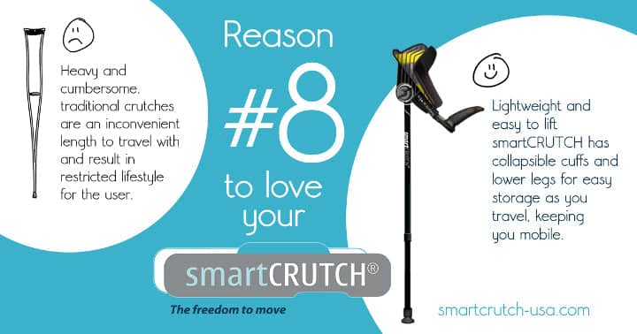 Top 10 Reasons to Love Your smartCRUTCH - Reason #8