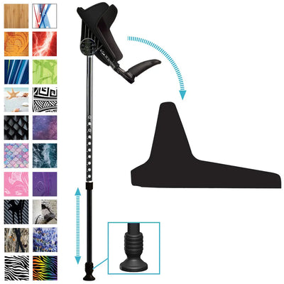 Can I use smartCRUTCH safely on all indoor surfaces and outdoors?