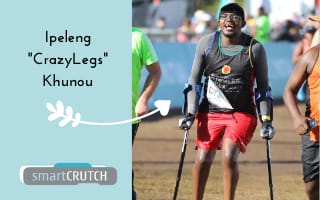 eNews#7 Ipeleng 'Crazylegs' runs marathons on smartCRUTCH
