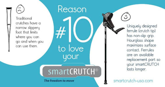 Top 10 Reasons to Love Your smartCRUTCH - Reason #10