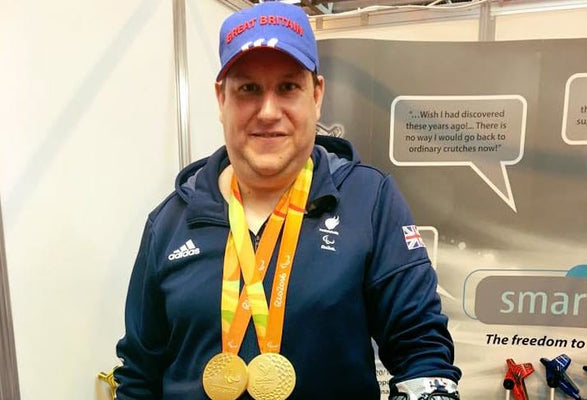 UK's Double Gold Olympian John Walker MBE uses smartCRUTCH®