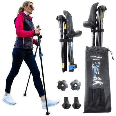 York Nordic Motivator Folding Travel Poles Featured in Green Global Travel's Best New Travel Gear for 2024