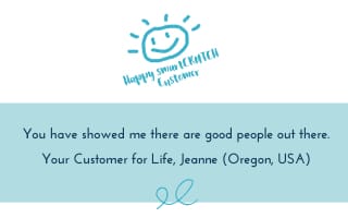 Your Customer for Life Jeanne, Oregon