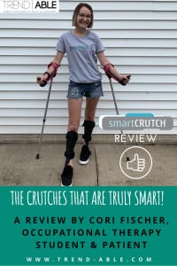 Guest review on using smartCRUTCH junior by Cori - found on trend-able.com