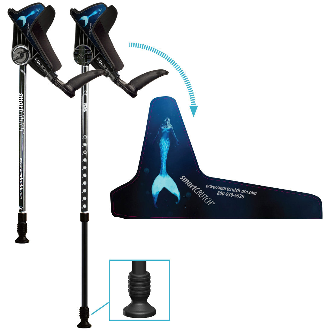 Forearm Crutches Dream Series - 7 New Designs - (height