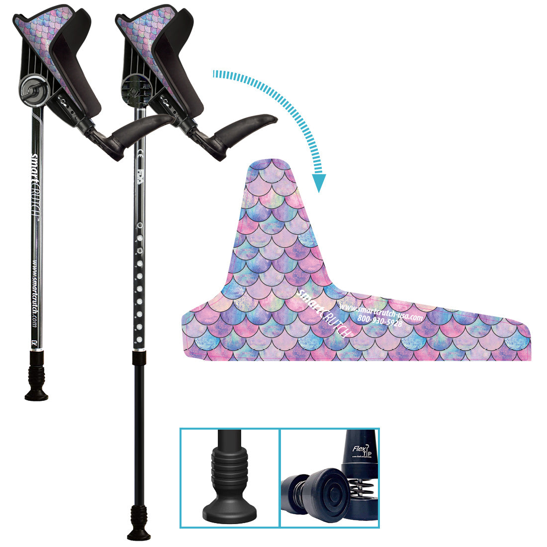 Forearm Crutches Dream Series - 7 New Designs - (height