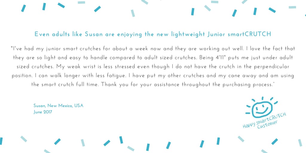 Even adults like Susan are enjoying the lightweight Junior 