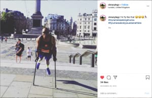 eNews#7 Ipeleng ’Crazylegs’ runs marathons on smartCRUTCH