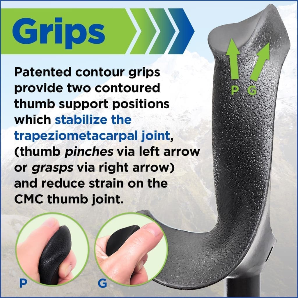 Motivator Big & Tall Walking Poles for Balance and Rehab