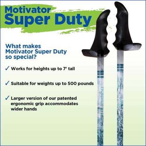 Motivator Big & Tall Walking Poles for Balance and Rehab