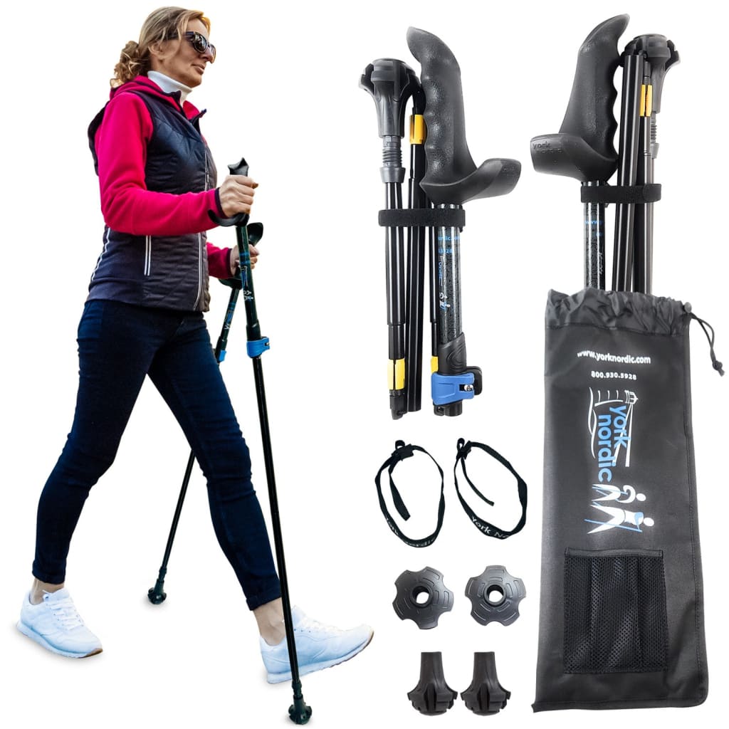 Walking Poles Motivator Folding Travel Poles for Balance