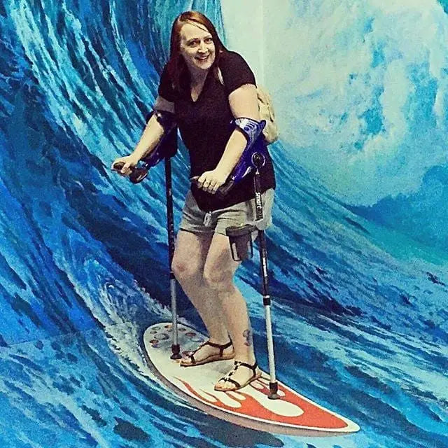 With smartCRUTCH, Kate’s CRPS doesn’t slow her down