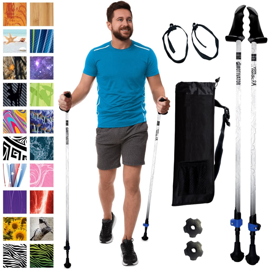 Nordic Walking Poles York Nordic Motivator Walking Poles